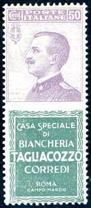 1924 - 50 cent. Tagliacozzo (17), nuovo, ... 