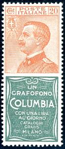 1925 - 20 cent. Columbia, non emesso (20), ... 