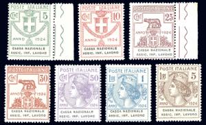 CASSA NAZIONALE ASSIC.INF.LAVORO 1924 - ... 