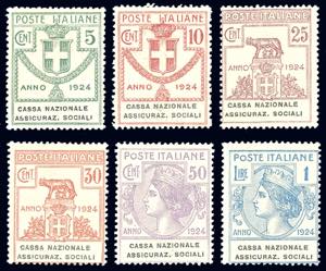 CASSA NAZIONALE ASSICURAZ.SOCIALI 1924 - ... 