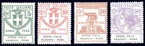 OPERA ITALIA REDENTA ROMA 1924 - Serie ... 