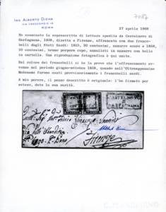 1859 - 10 cent. bruno porpora, 20 ... 