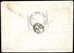 1863 - 10 cent. giallo (1), blocco ... 