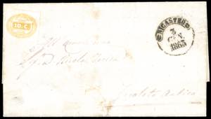 1863 - 10 cent. giallo (1), perfetto, non ... 