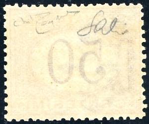 1870 - 50 cent. ocra e carminio ... 