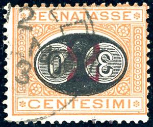 1891 - 30 cent. su 2 cent. Mascherine ... 
