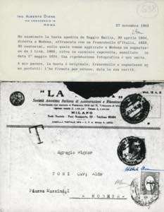 1934 - 1 lira azzurro e carminio, ... 