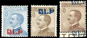 1921 - 25 cent. soprastampa BLP del I tipo, ... 