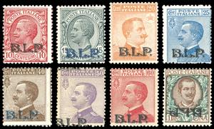 1922/23 - Soprastampa BLP, II tipo, serie ... 