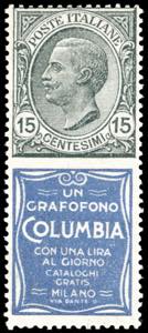 1924 - 15 cent. Columbia (2), discreta ... 