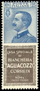 1924 - 25 cent. Tagliacozzo (8), ben ... 