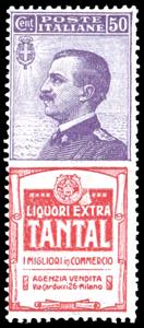1924 - 50 cent. Tantal (18), gomma originale ... 
