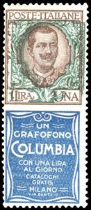 1924 - 1 lira Columbia (19), ben centrato, ... 