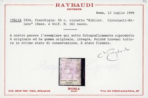 BIBLIOT.CIRCOLANTI MILANO 1924 - ... 