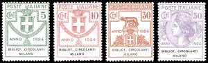 BIBLIOT.CIRCOLANTI MILANO 1924 - Serie ... 