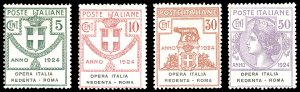 OPERA ITALIA REDENTA-ROMA 1924 - Serie ... 