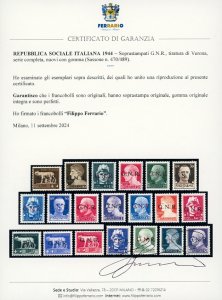 1944 - Soprastampati G.N.R., ... 