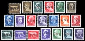 1944 - Soprastampati G.N.R. tiratura di ... 