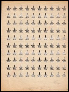 1944 - Foglio di prova della ... 