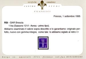 1943 - Soprastampati G.N.R. del I ... 