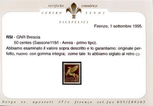 1943 - Soprastampati G.N.R. del I ... 