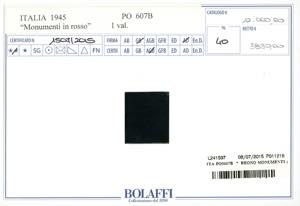 1945 - 2 lire su 25 cent. ... 