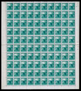 1946 - 25 cent. Democratica (545), foglio di ... 