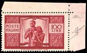 1946 - 100 lire Democratica, I lastra, dent. ... 