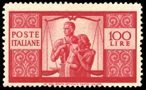 1946 - 100 lire Democratica, II lastra, ... 