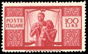 1946 - 100 lire Democratica, II lastra, ... 