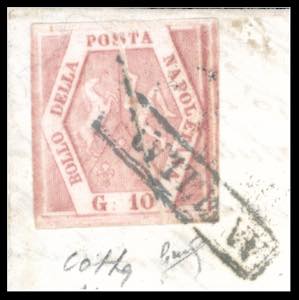 1859 - 10 grana rosa carminio ... 