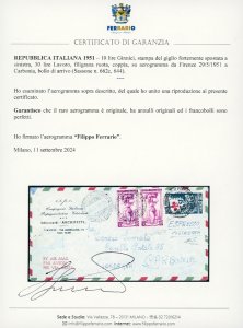 1951 - 10 lire Ginnici, stampa del ... 