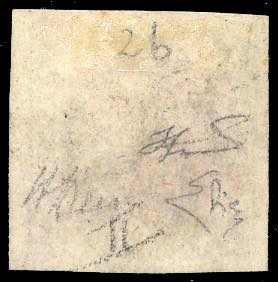 1859 - 2 grana violetto, falso per ... 