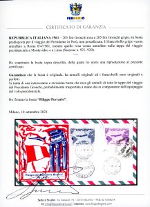1961 - 205 lire Gronchi rosa e 205 ... 