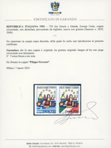 1993 - 750 lire Grecia e Irlanda, ... 