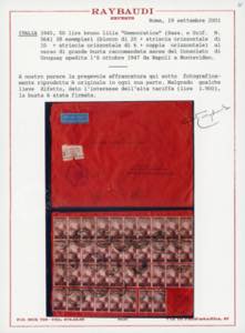 1947 - 50 lire Democratica (564), ... 