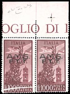 POSTA AEREA 1948 - 1.000 lire Campidoglio, ... 