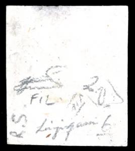 1860 - 20 grana carminio, falso ... 