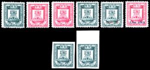 CASTIGLIONE DINTELVI 1945 - Stemma, le tre ... 