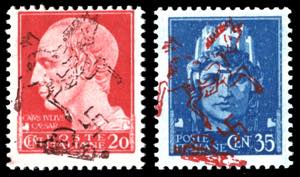 NAPOLI OCCUPAZIONE TEDESCA 1943 - 20 cent. e ... 