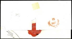 1860 - 5 grana carminio scuro, II ... 