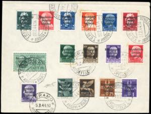 TERAMO 1944 - Soprastampati, serie completa ... 