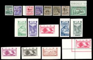 AOSTA 1944 - Le tre emissioni, ... 