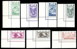 AOSTA 1944 - Le tre emissioni, ... 