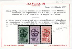 ARIANO POLESINE 1945 - Lotto di 12 ... 