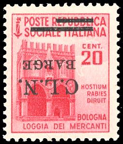 BARGE 1945 - 20 cent. Monumenti Distrutti, ... 