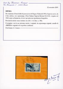 IMPERIA 1945 - 2 lire ardesia ... 