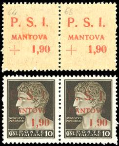 MANTOVA 1945 - 1,90 lire + 10 cent., ... 