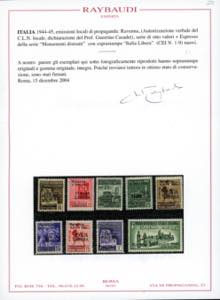 RAVENNA 1944/45 - Serie completa ... 