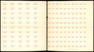 SAVONA 1945 - Foglio completo della prova ... 